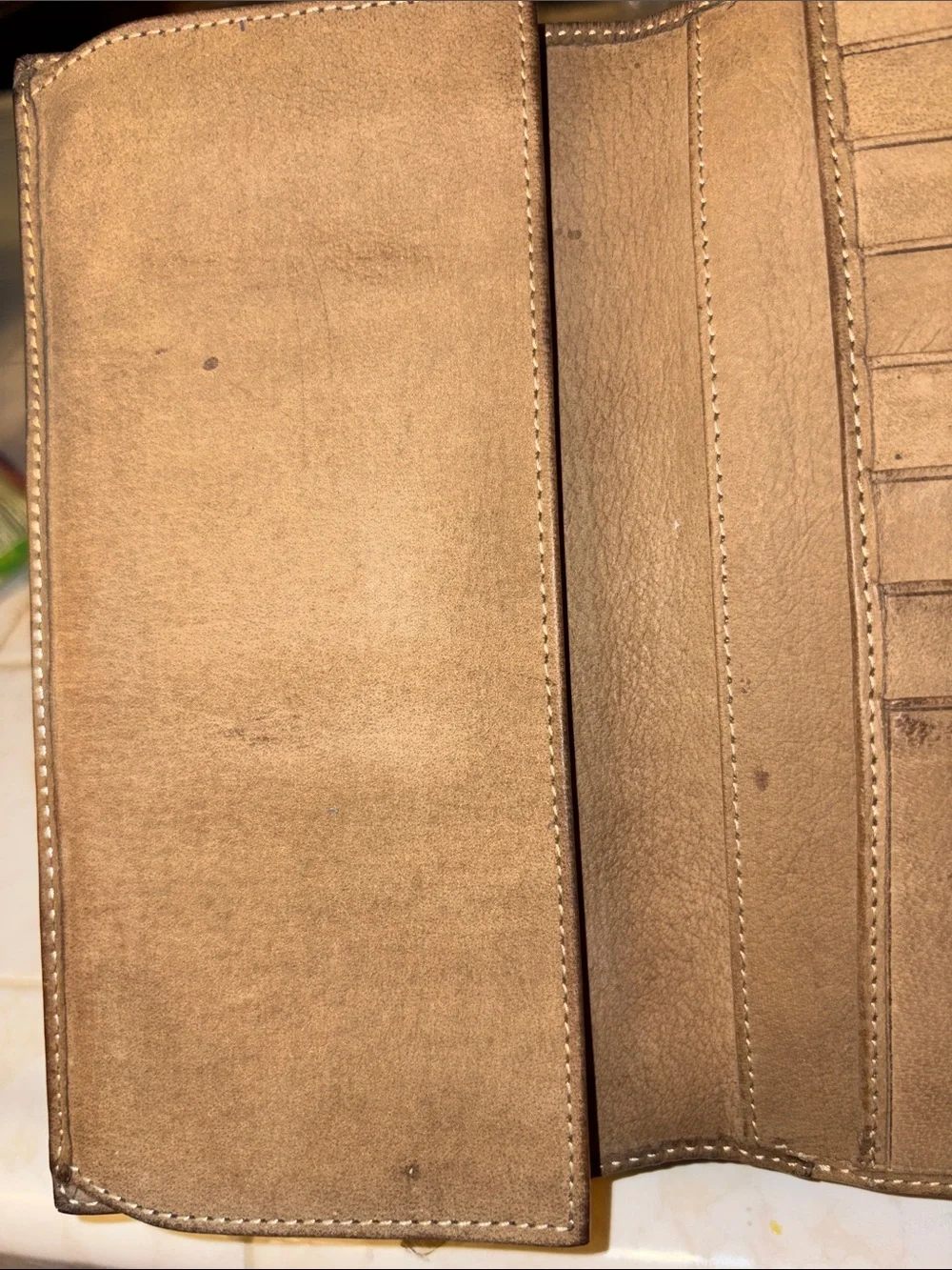 Gucci Bronze Metallic Leather Horsebit Wallet with Brown Stripe